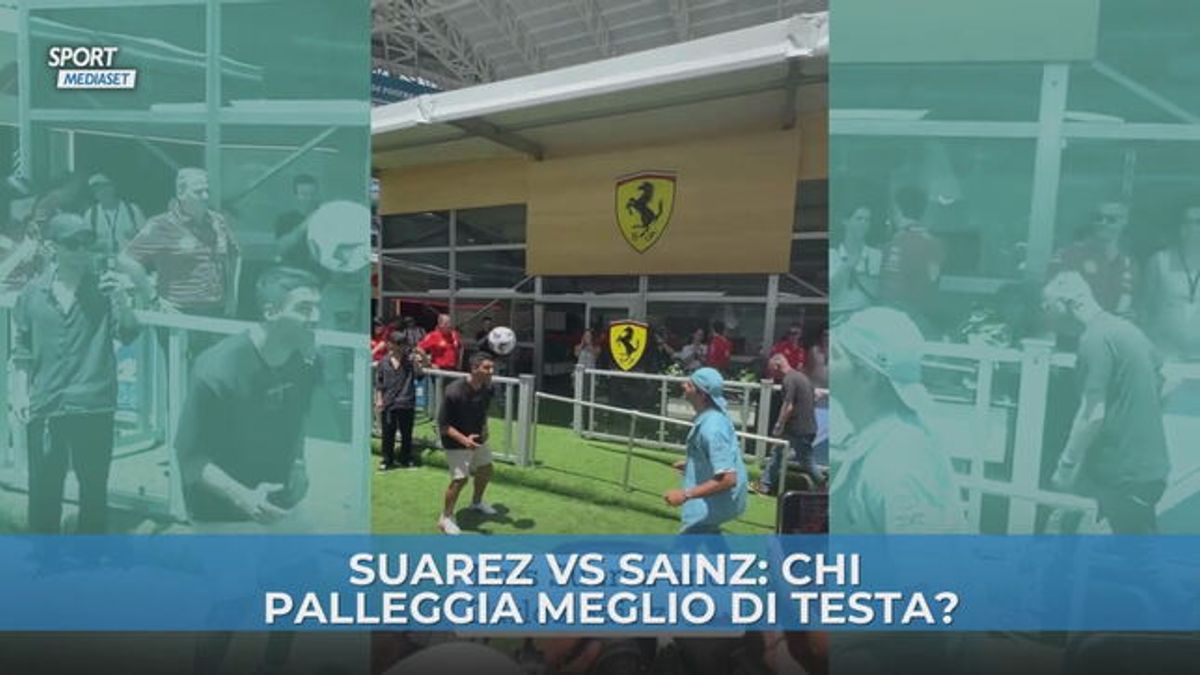 Suarez VS Sainz: sfida di palleggi