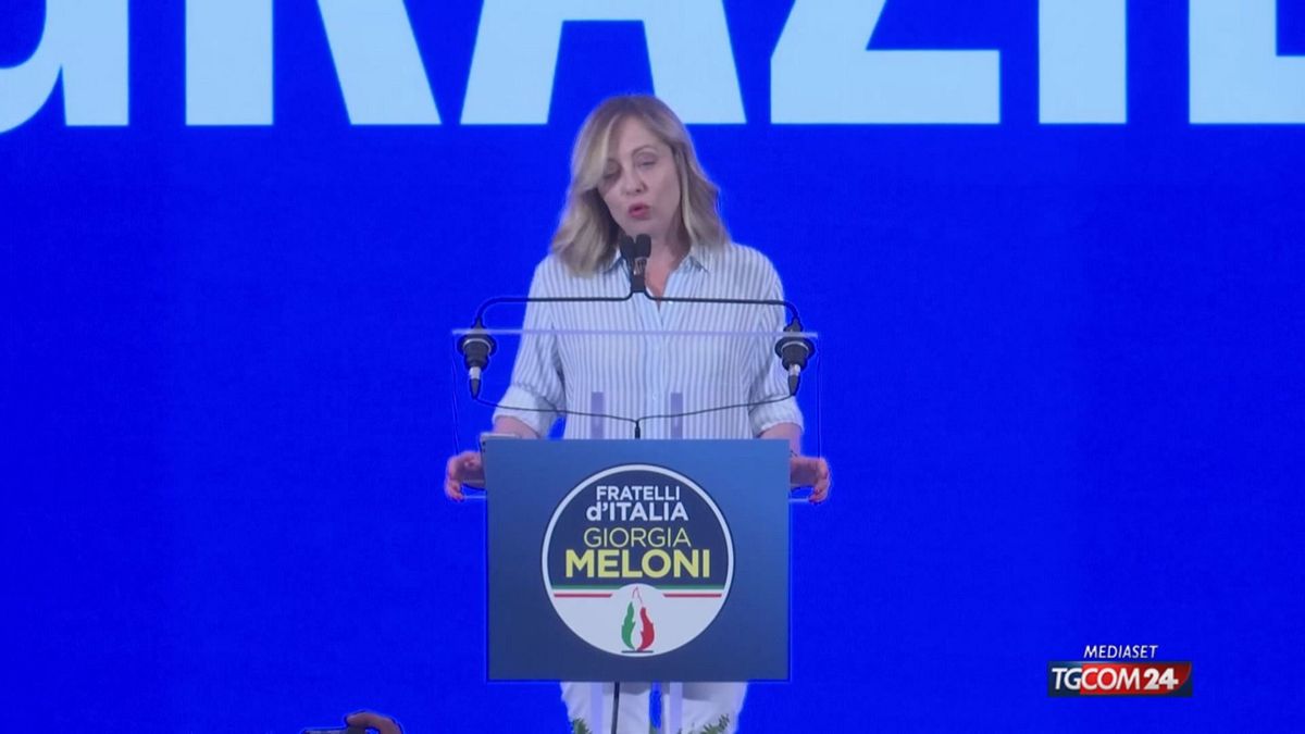 18.00 MELONI, LA VINCITRICE SRV