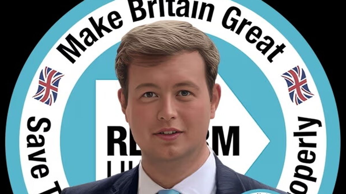  Il profilo del candidato di Reform UK, Mark Matlock, modificato con l'IA