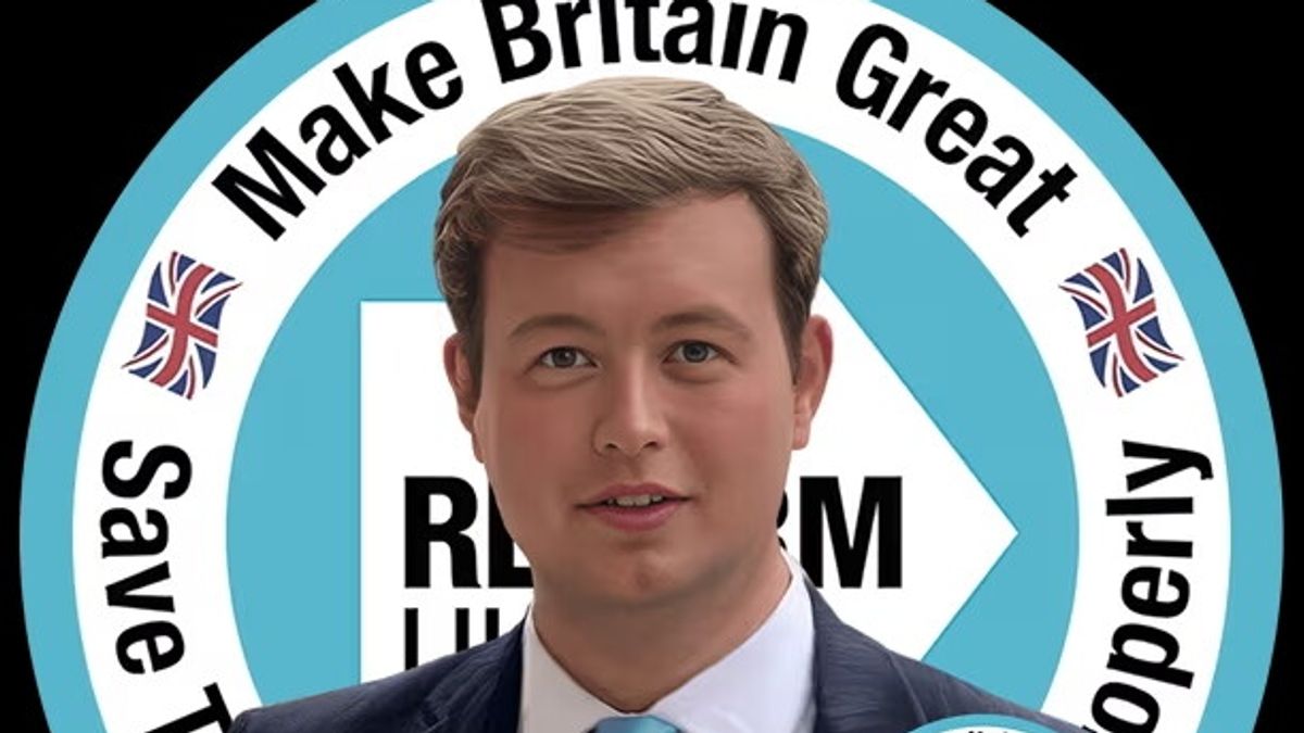  Il profilo del candidato di Reform UK, Mark Matlock, modificato con l'IA