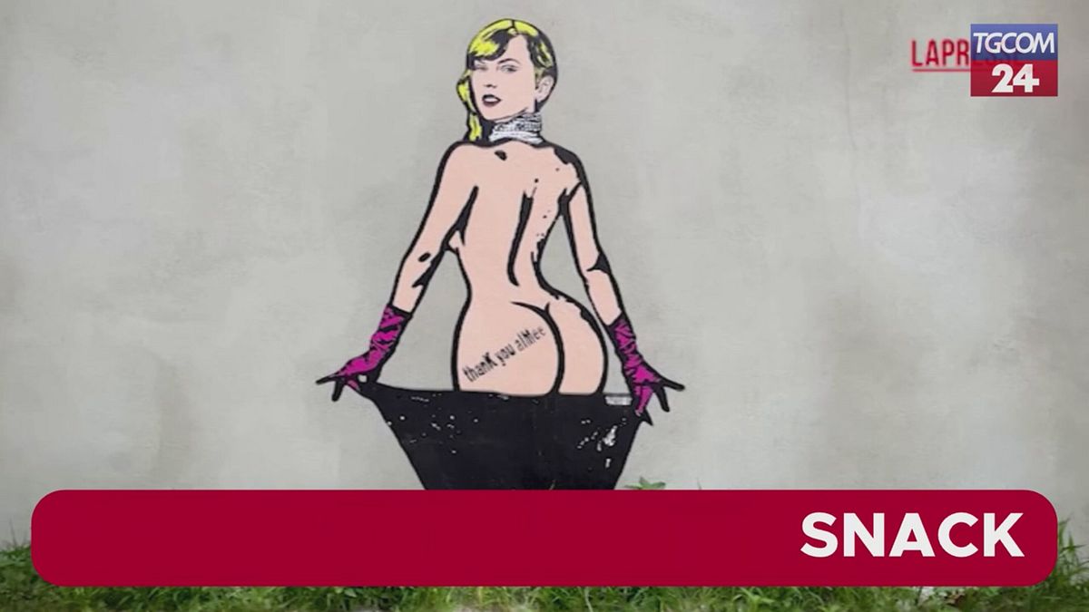 Taylor Swift a San Siro, un murale davanti allo stadio dedicato alla popstar