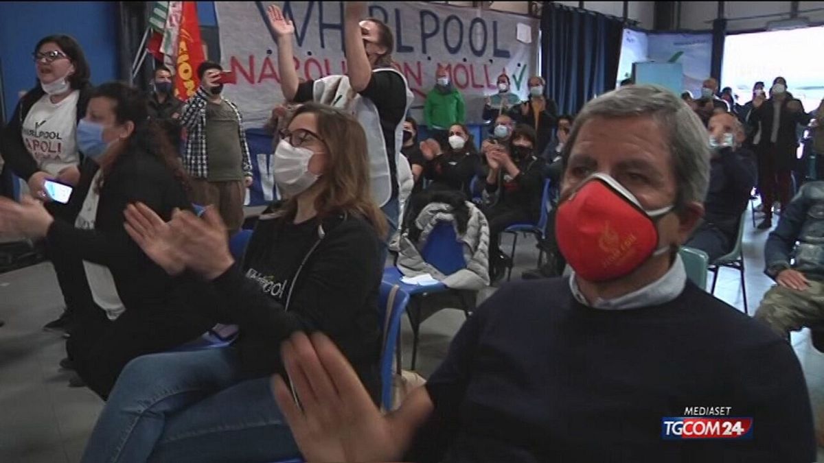 Primo Maggio, manifestazione del lavoratori Whirlpool