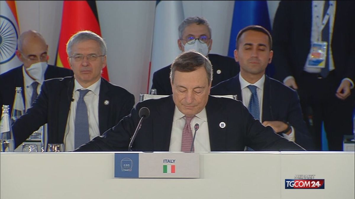 G20, l'intervento conclusivo di Draghi