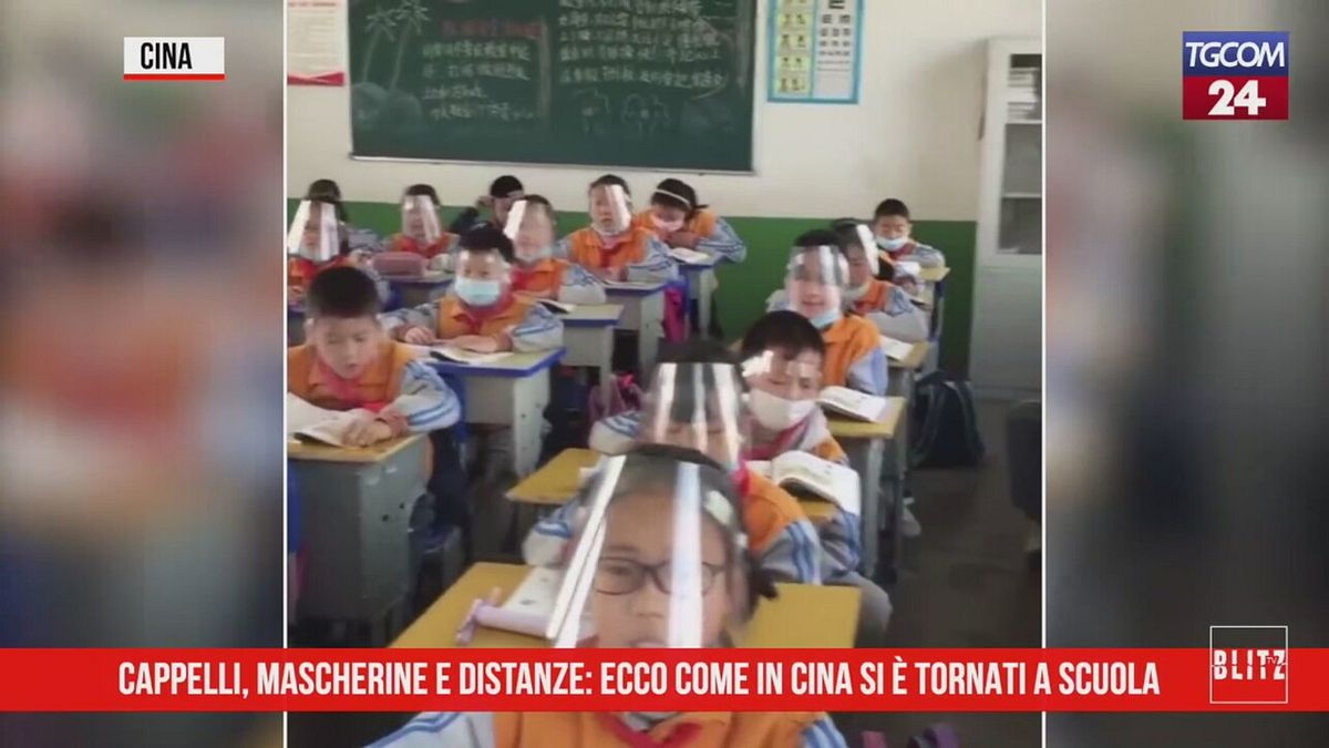 Mascherine, cappelli e distanze: ecco come in Cina si è tornati a scuola dopo il coronavirus