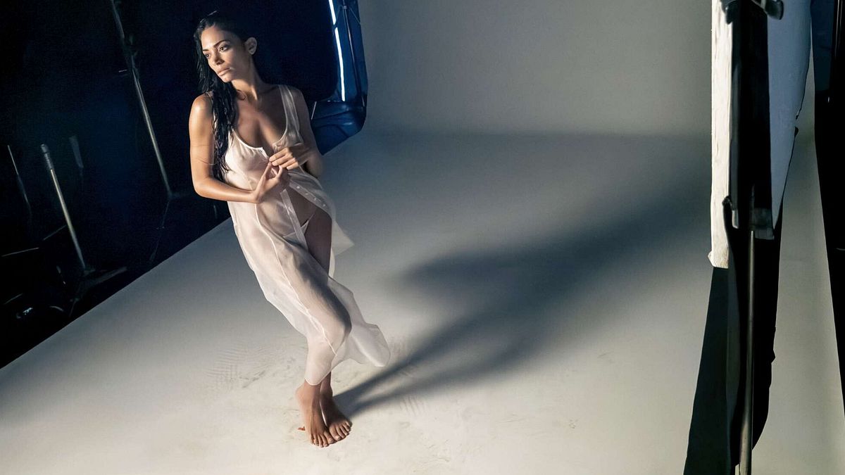  dal backstage del Calendario Pirelli 2025 di Ethan James Green, foto di Alessandro Scotti