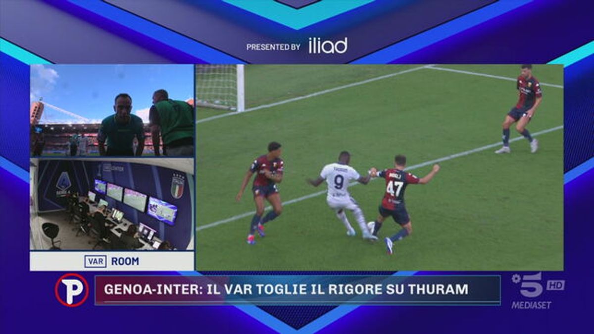 La moviola di Genoa-Inter: il rigore "tolto" a Thuram e il mani di Bisseck