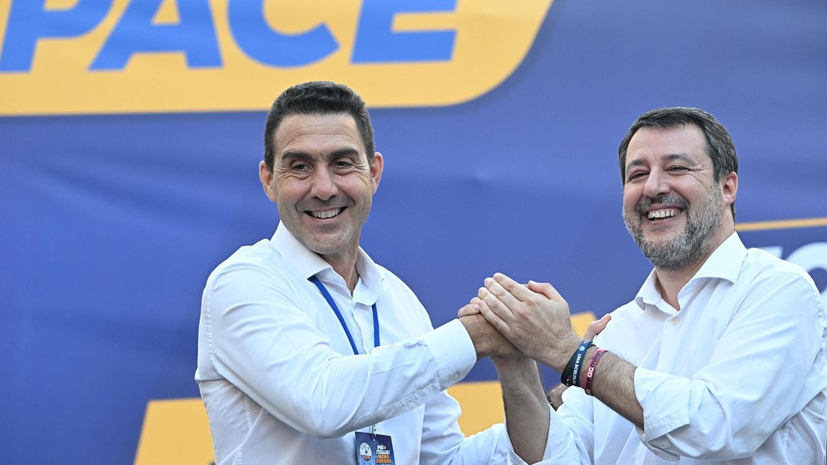 Chiusura di campagna elettorale a Roma per la Lega, dove Matteo Salvini ha tenuto il suo comizio. Sul palco anche il generale Roberto Vannacci