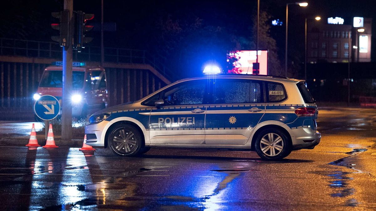 una volante della polizia tedesca