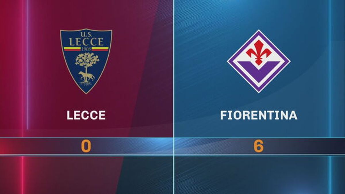 Lecce-Fiorentina 0-6: gli highlights