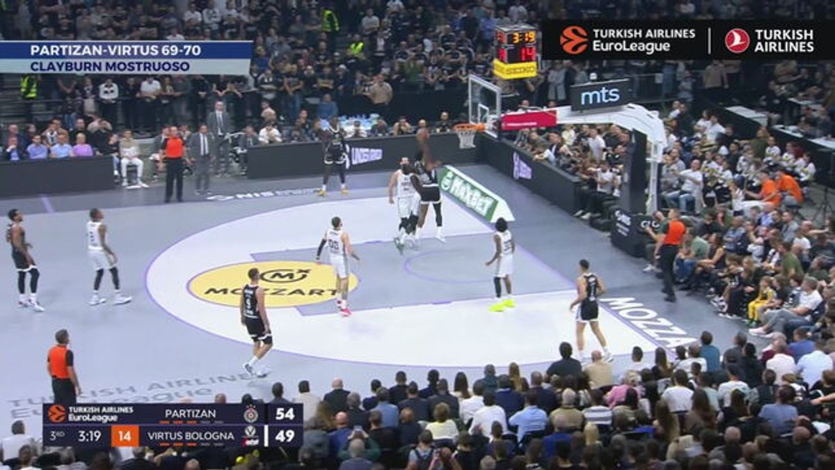 Eurolega: Partizan - Virtus 69-70