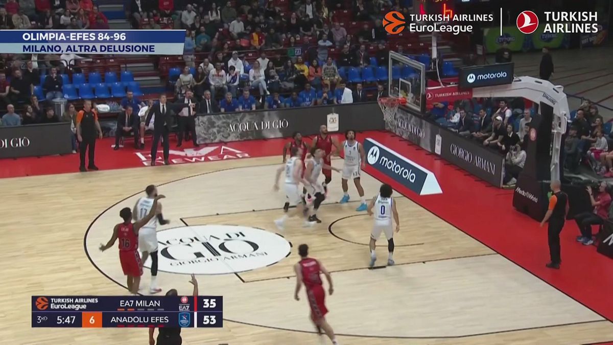 Eurolega: Olimpia-Efes 84-96