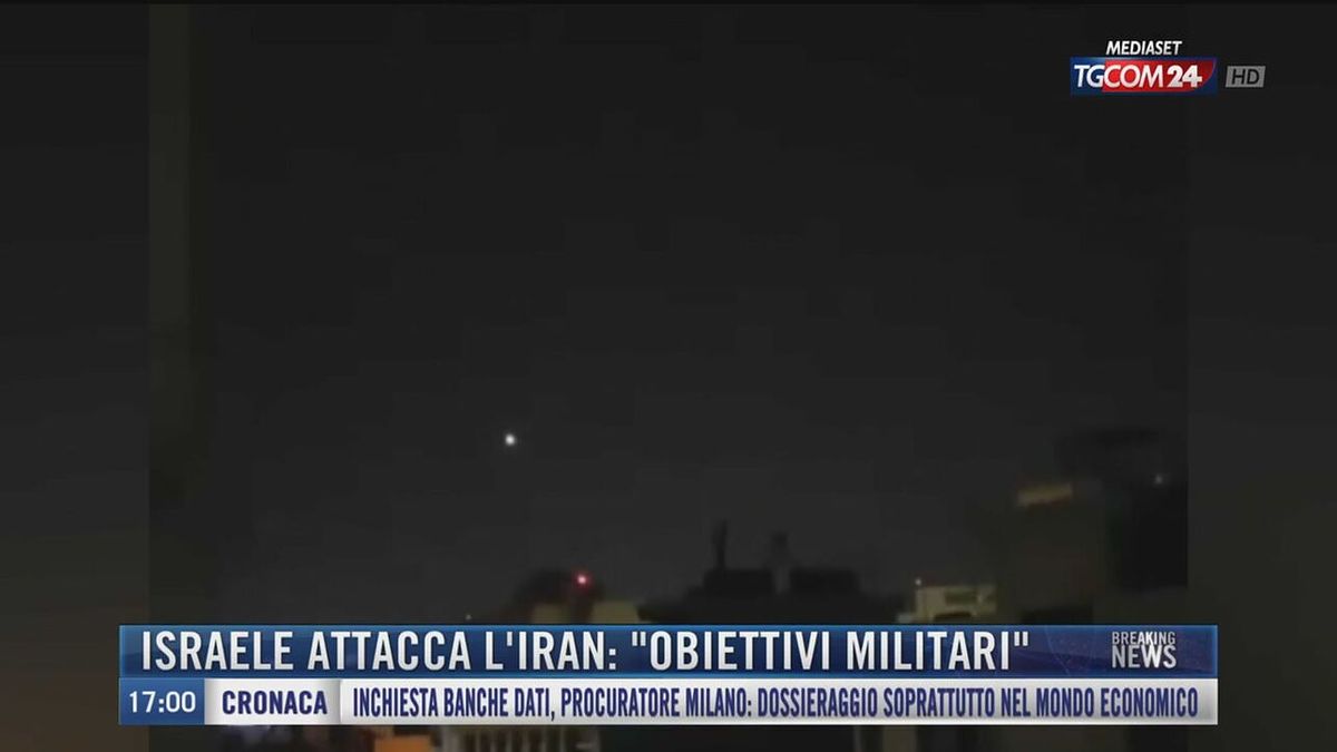 Breaking News delle 17.00 | Israele attacca l'Iran: "Obiettivi militari"