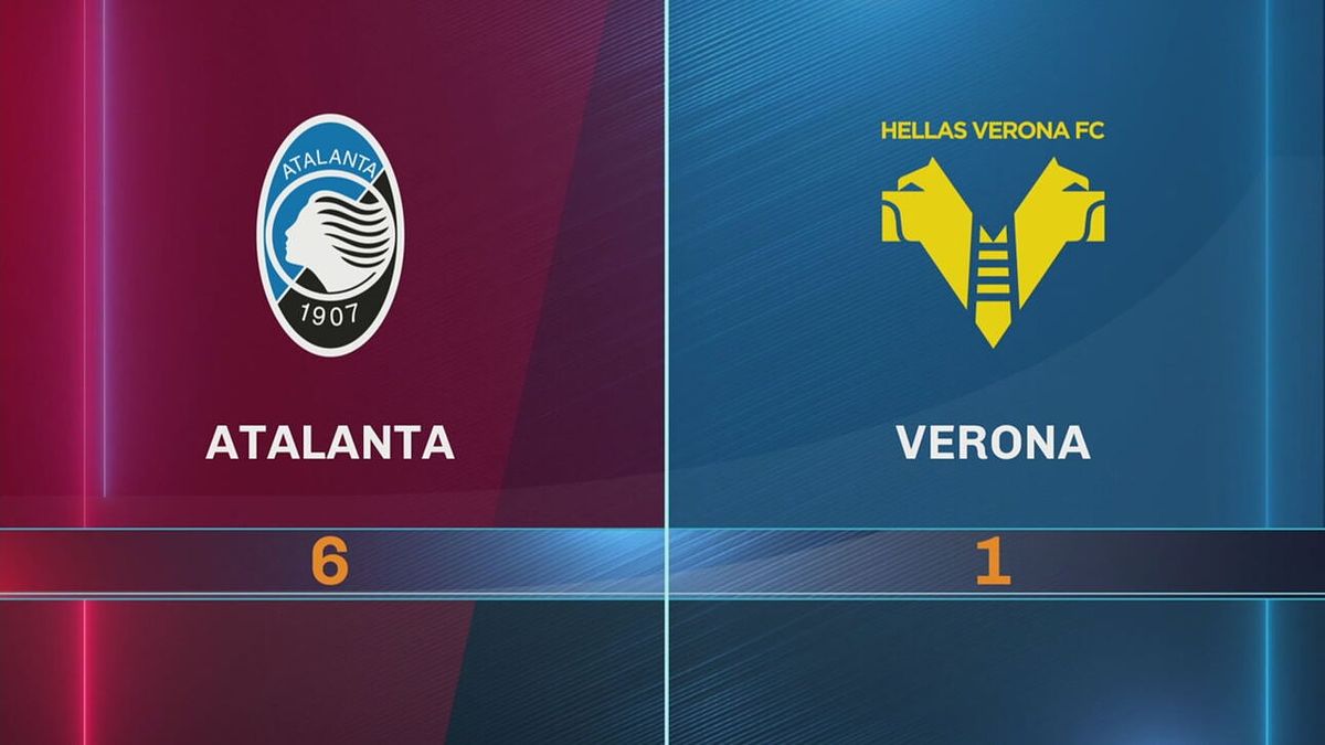 Atalanta-Verona 6-1: gli highlights