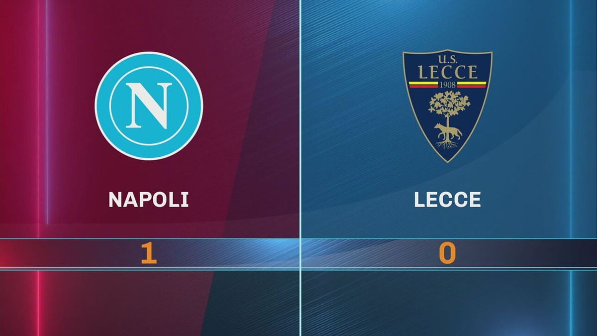 Napoli-Lecce 1-0: gli highlights