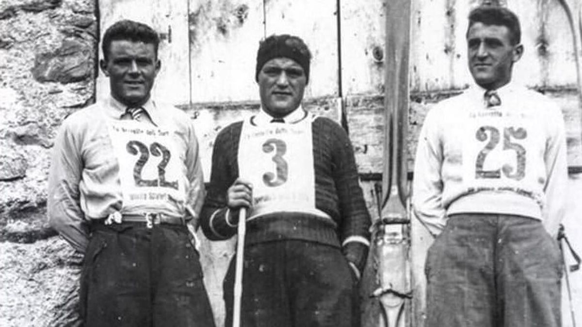 Giacinto Sertorelli, schiantatosi contro un albero durante la discesa libera a Garmisch-Partenkirchen nel gennaio 1938