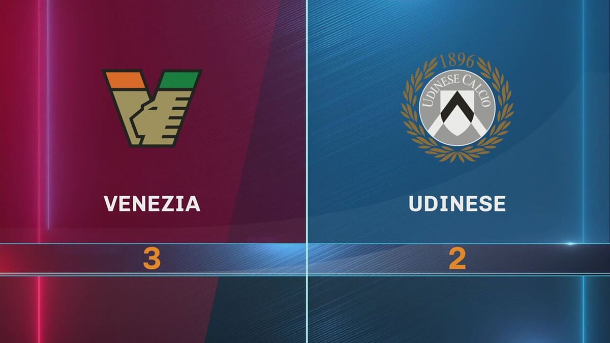 Venezia-Udinese 3-2: gli highlights