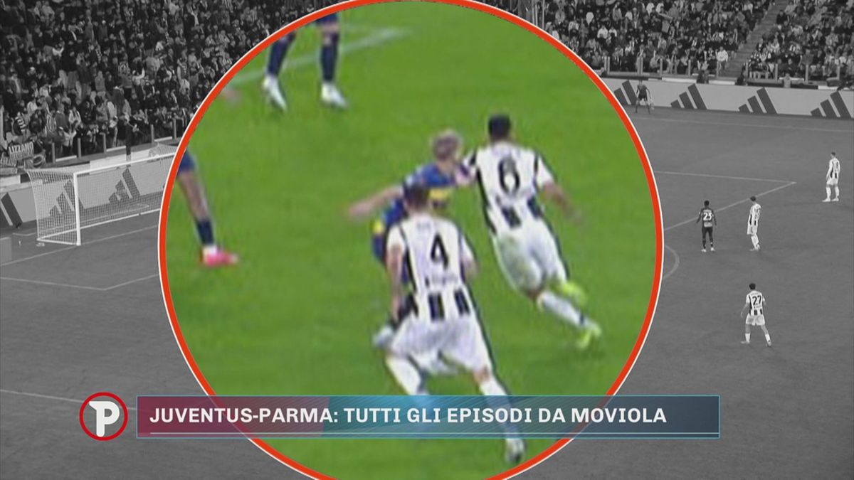 La moviola di Juventus-Parma: possibile rigore per i bianconeri?