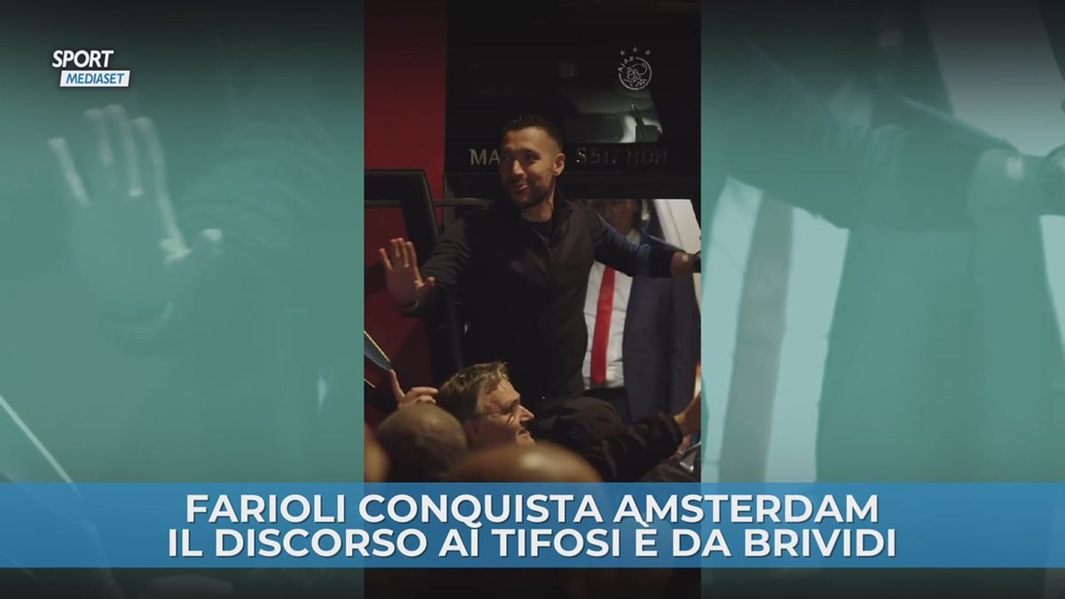 Farioli conquista Amsterdam, il discorso ai tifosi è da brividi