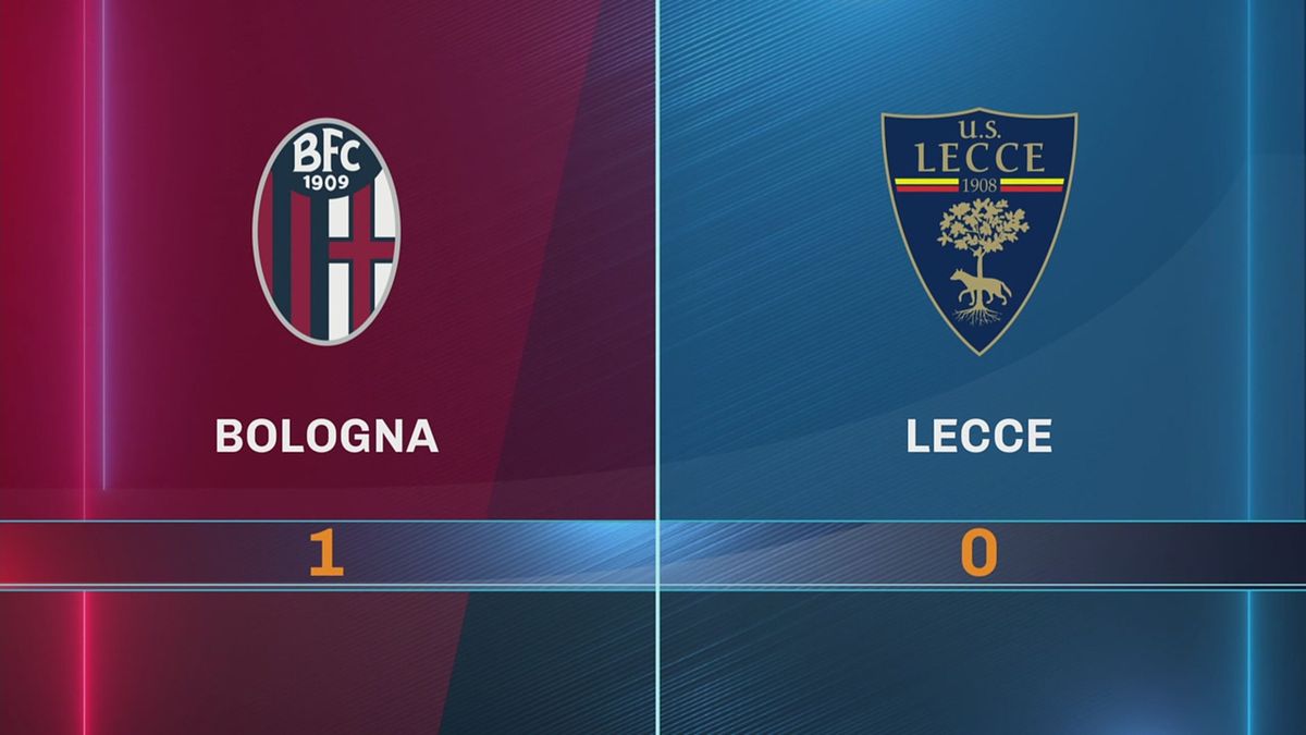 Bologna-Lecce 1-0: gli highlights