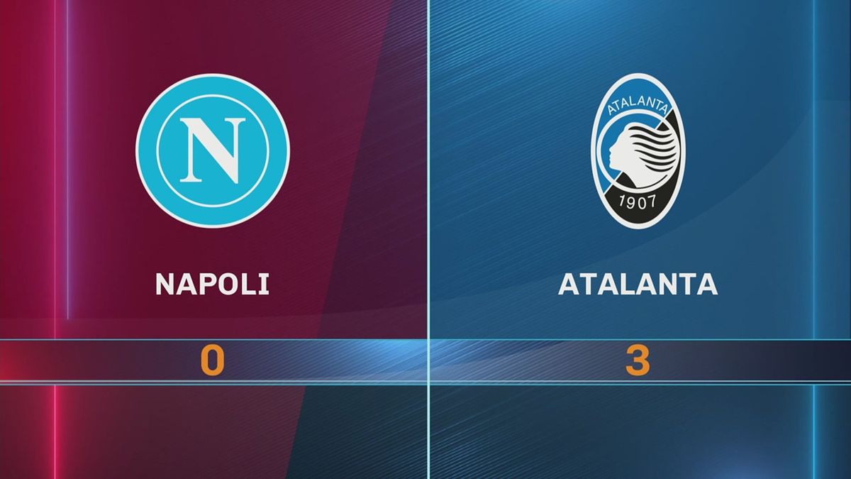 Napoli-Atalanta 0-3: gli highlights