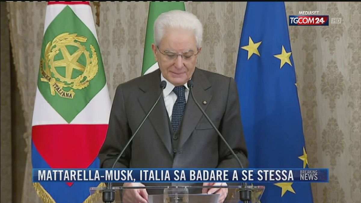 Breaking News delle 21.30 | Mattarella-Musk, Italia sa badare a se stessa