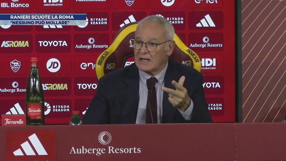 Ranieri scuote la Roma