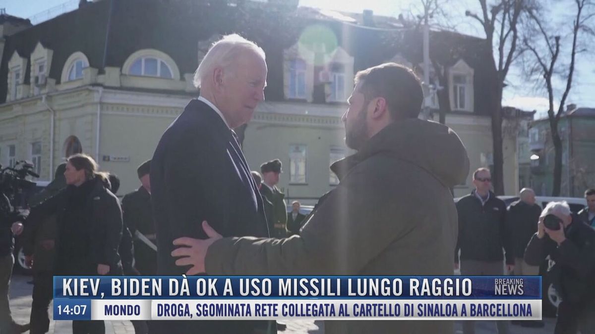 Breaking News delle 14.00 | Kiev, Biden dà ok a uso missili lungo raggio