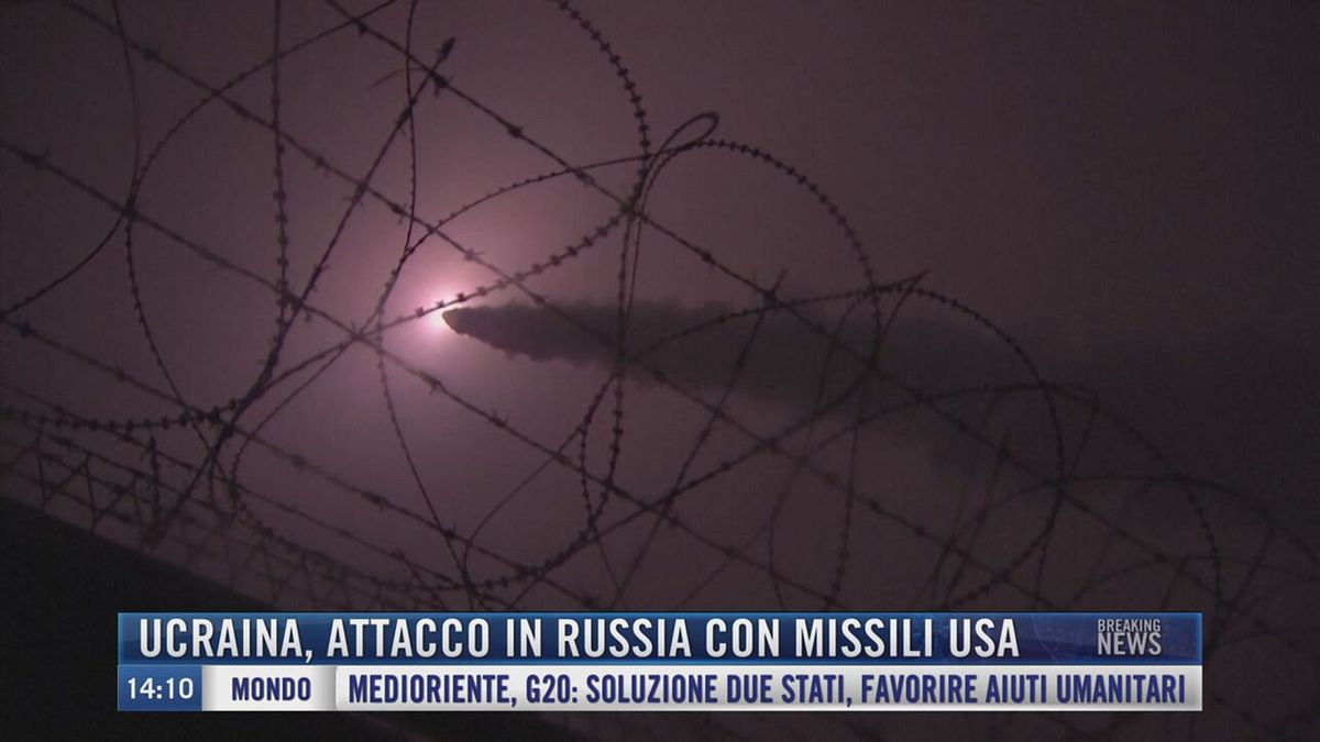 Breaking News delle 14.00 | Ucraina, attacco in Russia con missili Usa