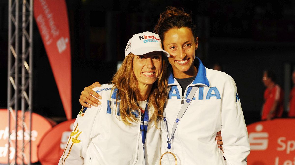 Francesca Vezzali ed Elisa Di Francisca