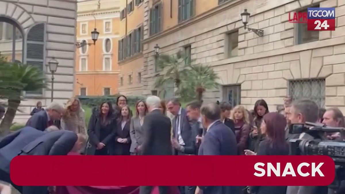 Violenza sulle donne, svelata una panchina rossa in Senato