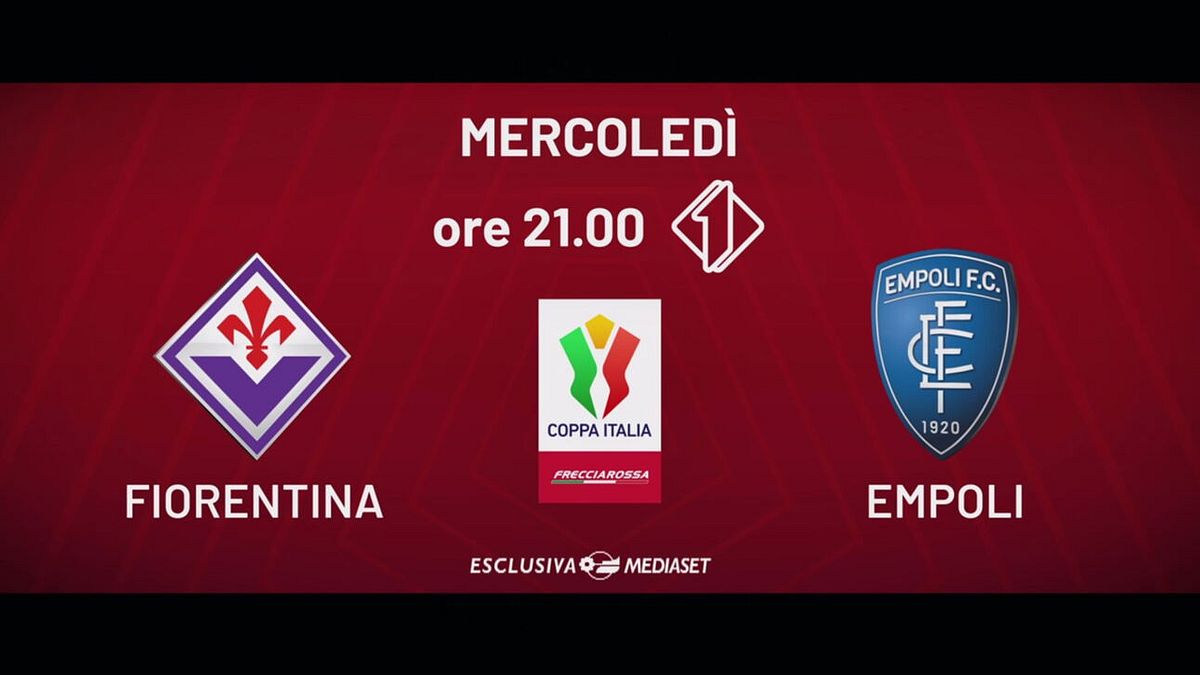 Fiorentina-Empoli: mercoledì 4 dicembre alle 21.00