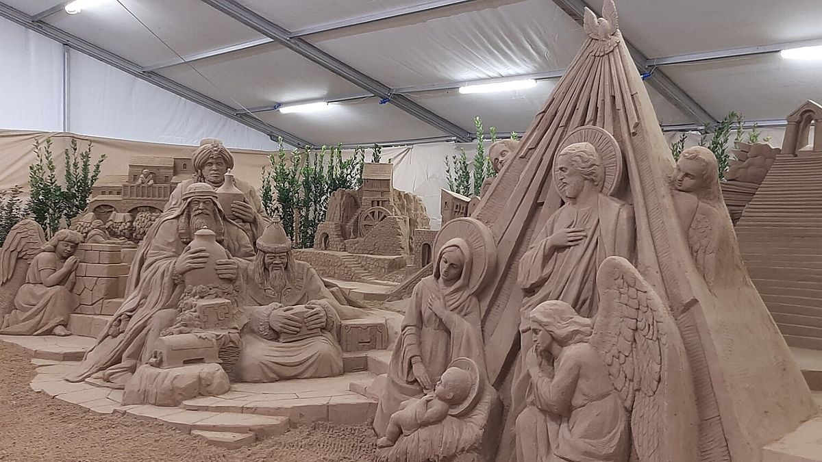 Presepe di sabbia Rimini