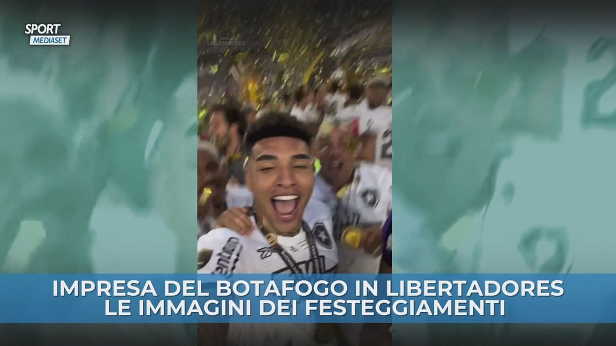 Il Botafogo conquista la Coppa Libertadores, ecco le immagini dei festeggiamenti