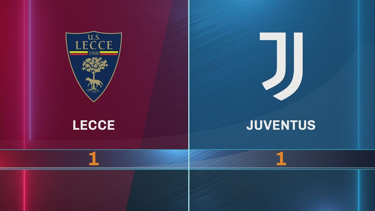 Lecce-Juventus 1-1: gli highlights