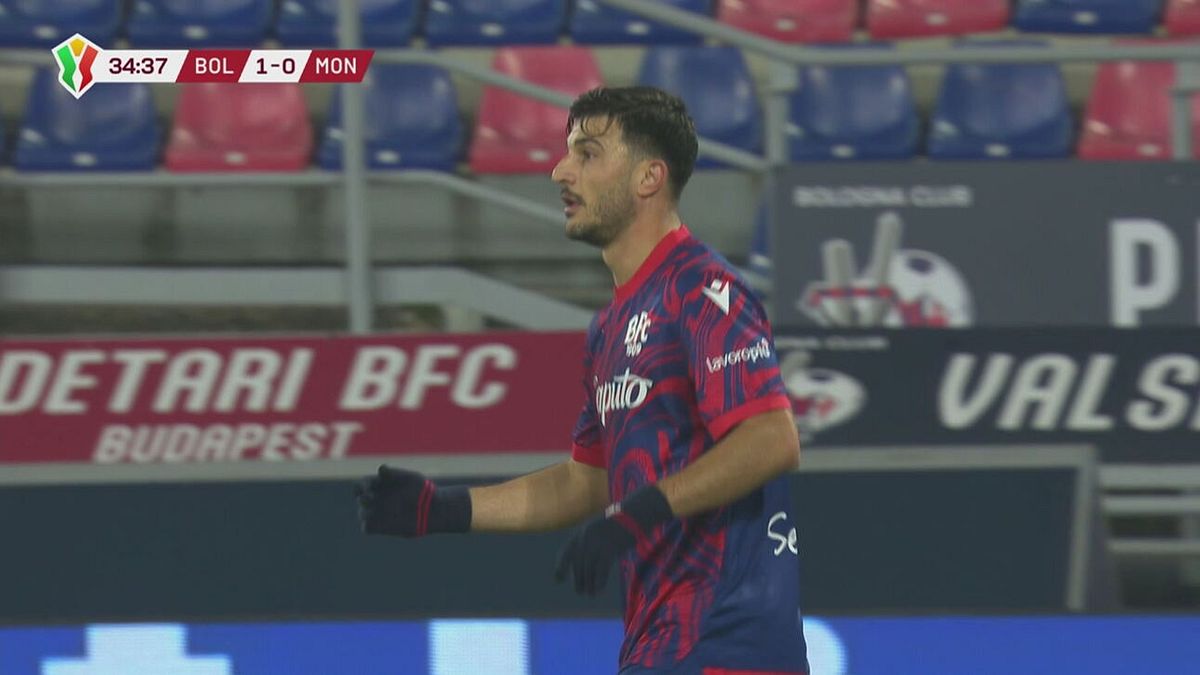 35' | Gol di Orsolini (Bologna-Monza 2-0)