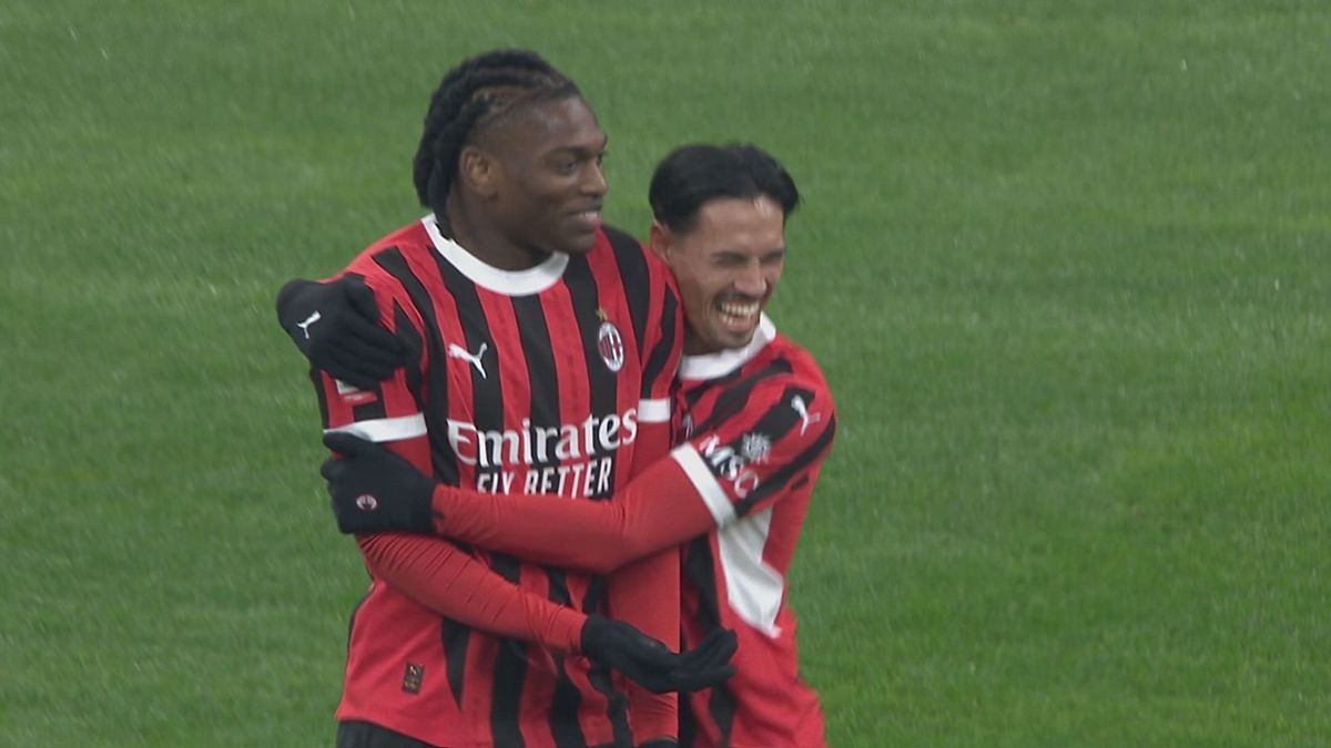 23' | Gol di Leao (Milan-Sassuolo 4-0)