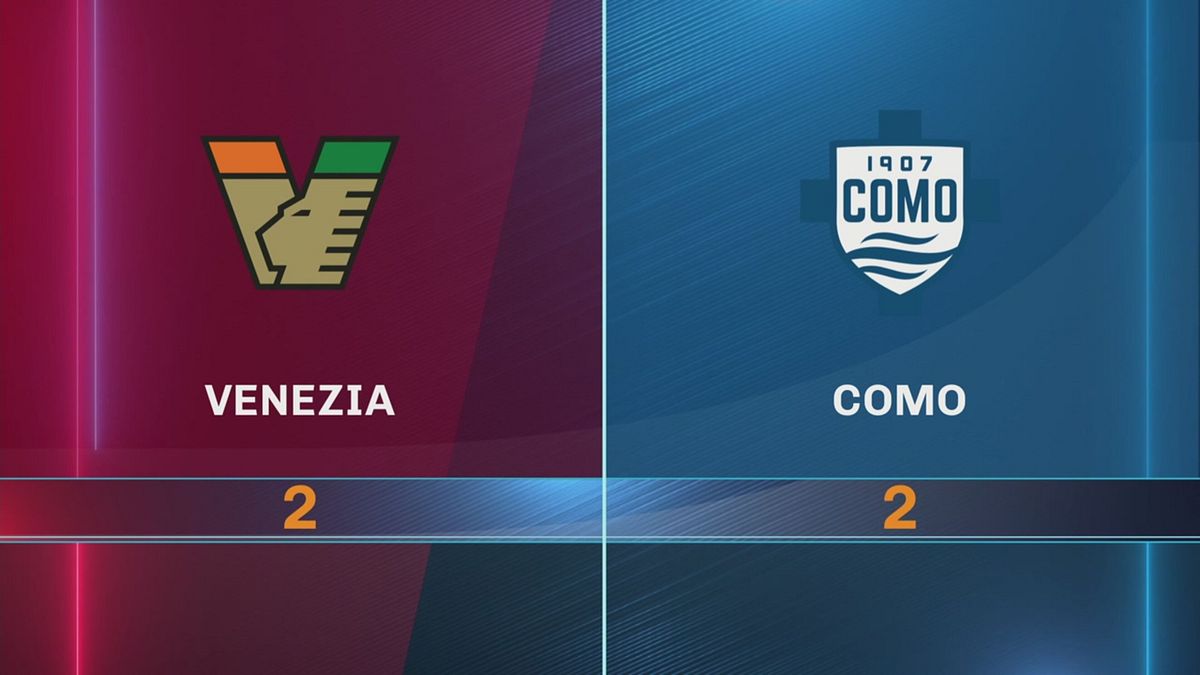 Venezia-Como 2-2: gli highlights