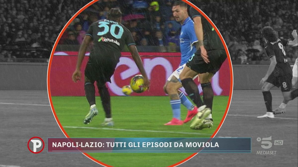 La moviola di Napoli-Lazio: manca un rigore al Napoli?