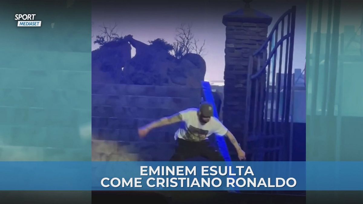 Eminem sul palco come CR7 in campo: "Siuuu"