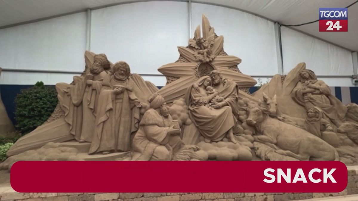 Il presepe di sabbia di Jesolo Sand Nativity