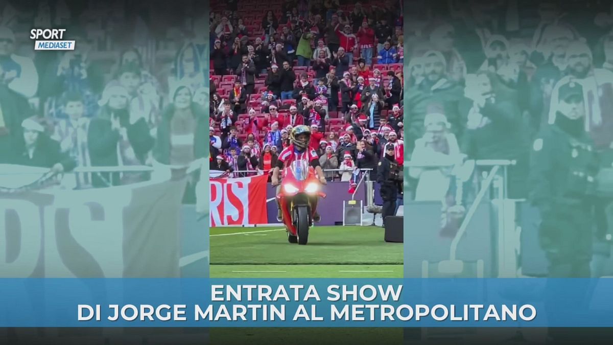 Entrata show di Jorge Martin al Metropolitano