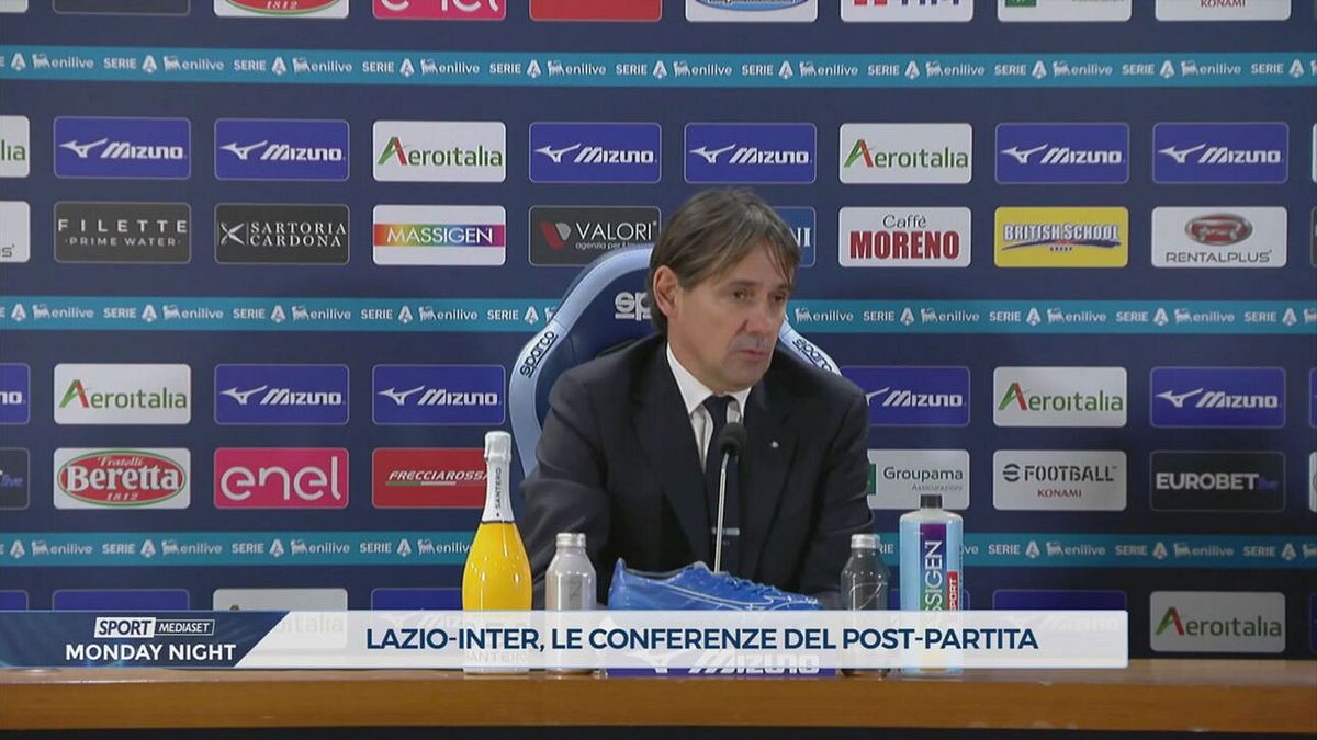 Lazio-Inter, la conferenza post-partita di Inzaghi