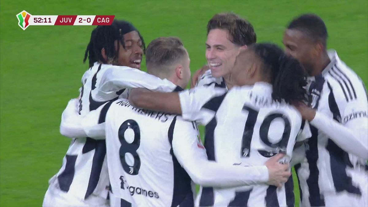 53' | Gol di Koopmeiners (Juventus-Cagliari 2-0)