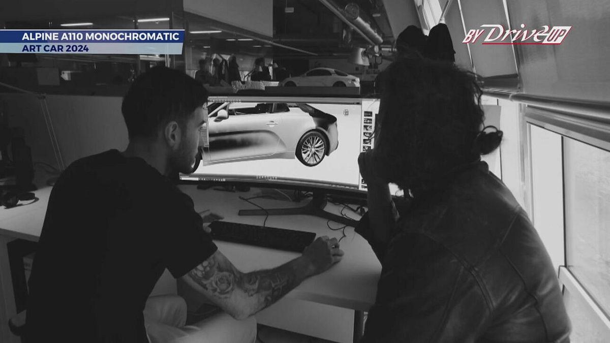 Alpine A110 Monochromatic, tra arte e design