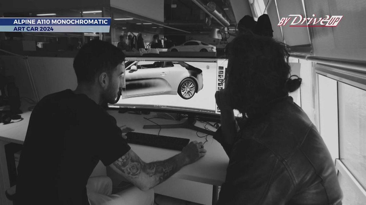 Alpine A110 Monochromatic, tra arte e design