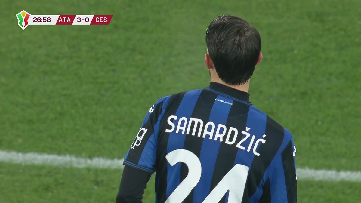 27' | Gol di Samardzic (Atalanta-Cesena 3-0)