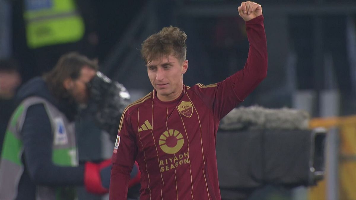 24' | Gol di Baldanzi (Roma-Sampdoria 3-0)