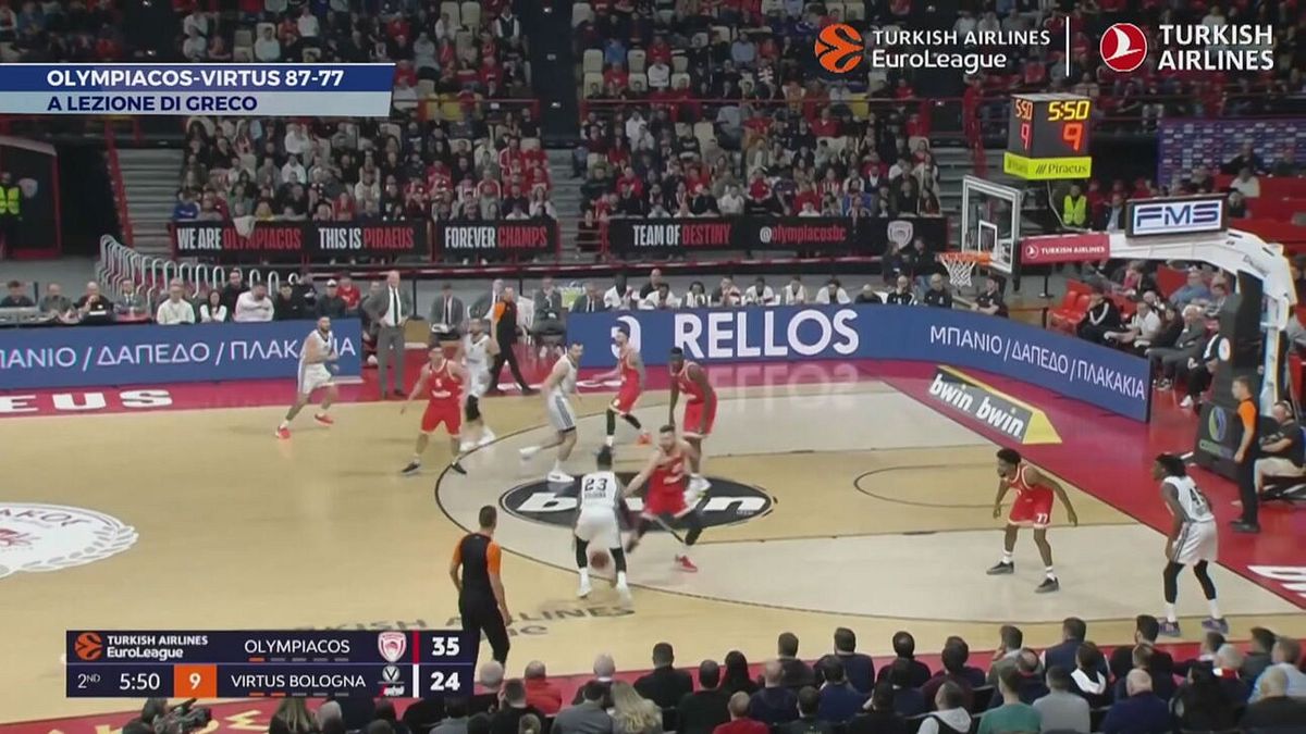 Olympiacos-Virtus 87-77