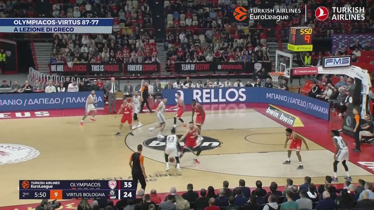 Olympiacos-Virtus 87-77