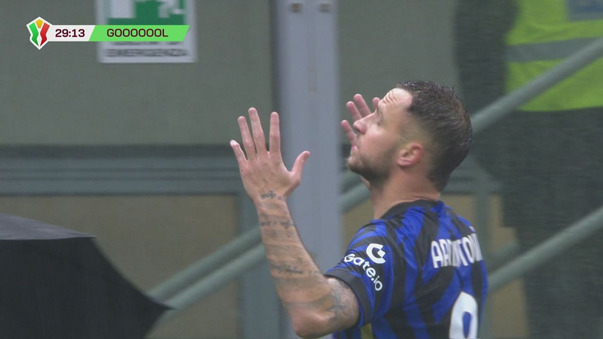 30' | Gol di Arnautovic (Inter-Udinese 1-0)